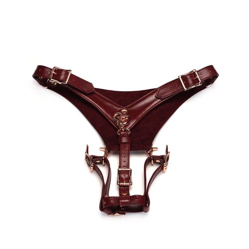 wine red delux strap on forced orgasm harness belt liebe seele na Arena.pl