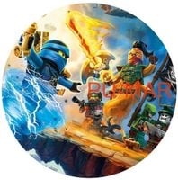 Opłatek na tort Lego Ninja Ninjago Klocki Tekst Gratis