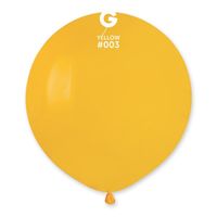 Balon pastelowy żółty ciemny 48 cm