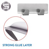 Wieszak kompaktowy  na ręczniki 2 haczyki 20030