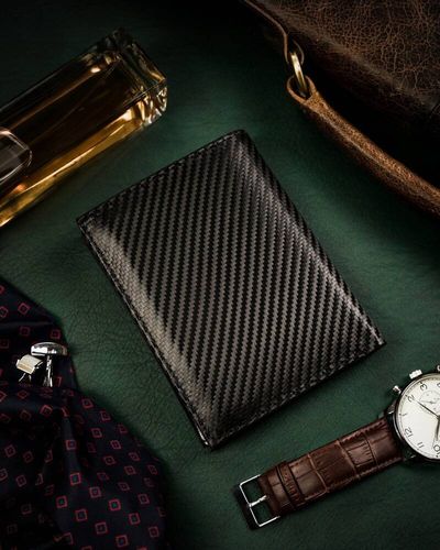 Skorzany portfel meski z systemem RFID na Arena.pl