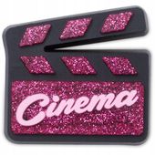 Przypinka Ozdoba Crocs Charms Jibbitz Pin Do Butów Pink Clapperboard
