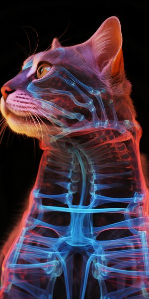 Plakat 50x100cm Anatomia Kota zdjęcie 1