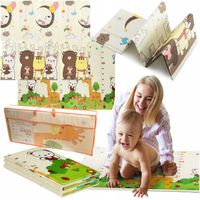 Mata edukacyjna dla dzieci piankowa XPE dwustronna składana 200x180cm