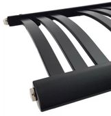 GRZEJNIK ŁAZIENKOWY HALFA2 CZARNY ŁUK 115X48CM CO