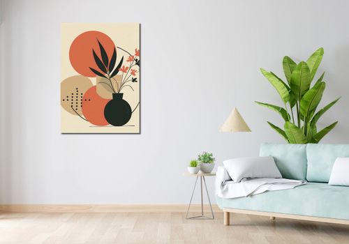 Obraz 70x100cm Wazon z Kwiatami na Arena.pl