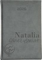 KALENDARZ A5 2026 dzienny KSIĄŻKOWY z grawerem PLANER Z IMIENIEM