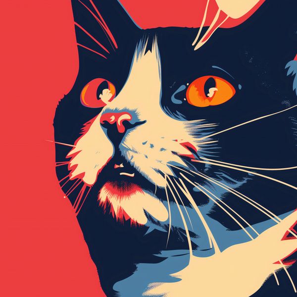 Plakat 70x70cm Szok zdjęcie 1