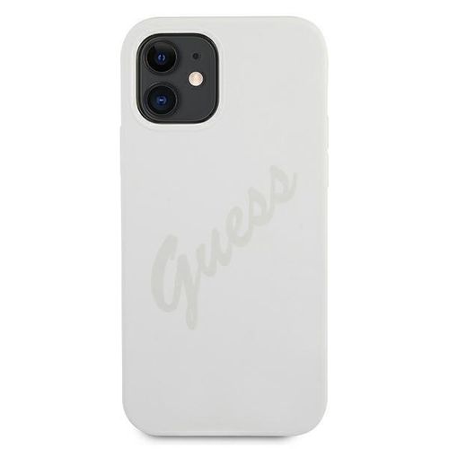 Guess GUHCP12SLSVSCR iPhone 12 mini 5,4" kremowy/cream hardcase Script na Arena.pl