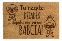 WYCIERACZKA Prezent Na Dzień Babci Dziadka Imiona - Tu rządzi dziadek...