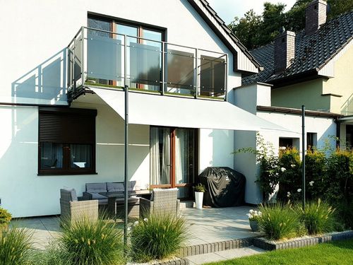 ŻAGIEL PRZECIWSŁONECZNY WODOSZCZELNY NA WYMIAR PREMIUM DO OGRODU NA TARAS na Arena.pl