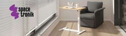 Małe Biurko na kółkach 66-106 cm Udźwig 7 kg Stolik pod laptopa obok łóżka na Arena.pl