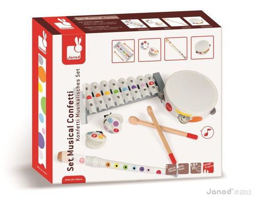 Zestaw instrumentów Confetti, Janod na Arena.pl