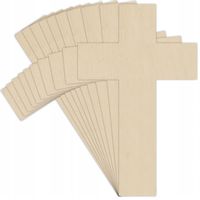 10 x Krzyż ozdoby sklejka dekor decoupage 10 x 6cm