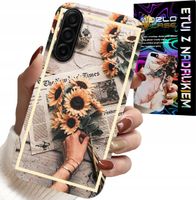 ETUI DO SAMSUNG GALAXY A17 5G - KWIATISTY WZÓR SŁONECZNIK SŁONECZNIKI