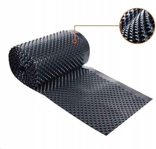 Folia fundamentowa izolacja kubełkowa 0,5m x 20mb na Arena.pl