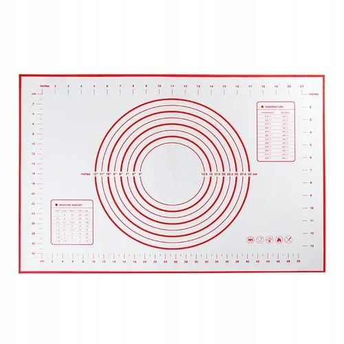 Stolnica Silikonowa Duża Xxl Mata Z Miarami 60X40 na Arena.pl
