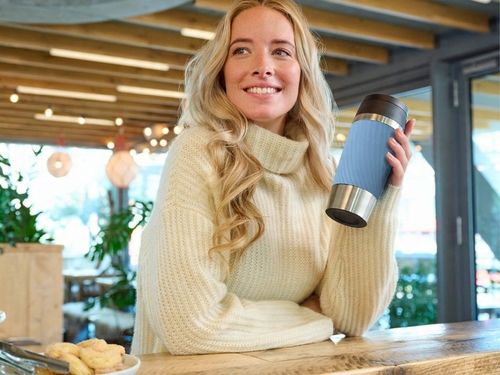 Kubek termiczny Classic Twist 0.36L zielony silikonowa osłona na Arena.pl