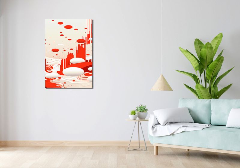 Obraz 60x90cm Tańczące Chryzantemy zdjęcie 2