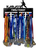 Wieszak na medale KARATE  twoje imię dowolny tekst  371.3