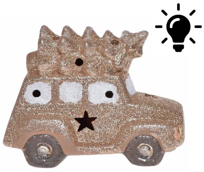 Auto z choinką led zdjęcie 1