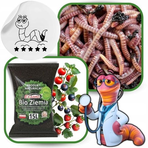 Bio Ziemia Ogrodowa Uniwersalna z EKO Nawozem Podłoże od Dżdżownic na Arena.pl