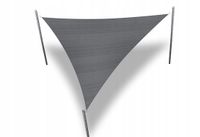 ŻAGIEL PRZECIWSŁONECZNY OGRODOWY TARASOWY BARDZO MOCNY HDPE SZARY 5X5X7