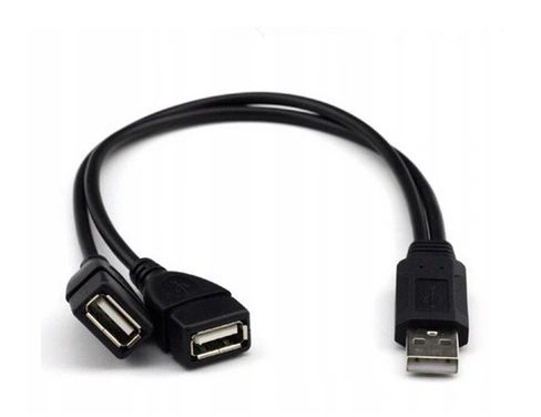 HUB ROZGAŁĘŹNIK draVires USB DUAL 2xUSB ROZDZIELACZ + naklejka na Arena.pl