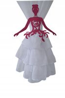 Ozdoba opaska BALETNICA do upięcia dekor AŻUR róż