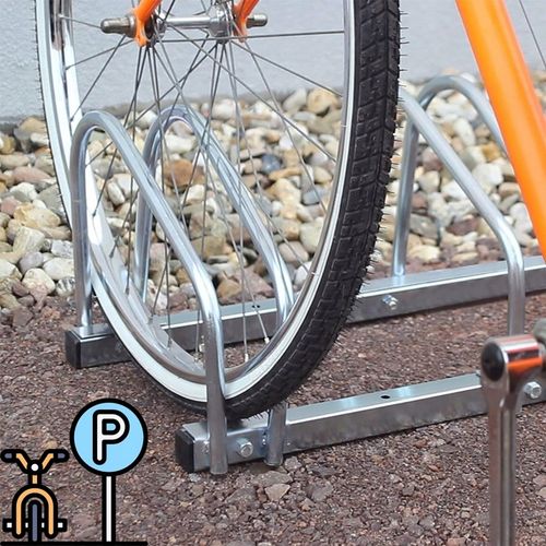 STOJAK NA 4 ROWERY Rowerowy Rower Parking na 4 Stanowiska Uchwyt Ocynk na Arena.pl