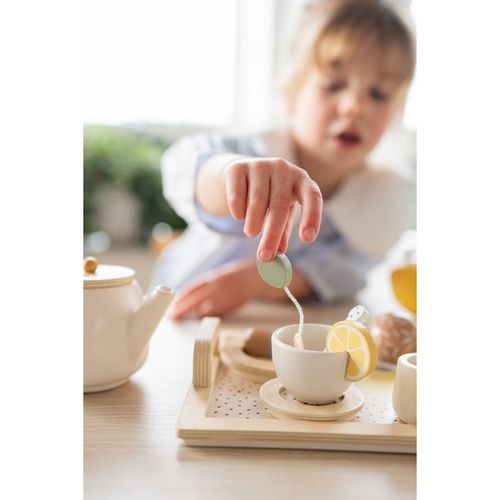 DLA DZIECI DREWNIANY SERWIS DO HERBATY na Arena.pl