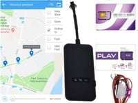 LOKALIZATOR GPS SERWER WWW POLSKA KARTA SIM ROK 0ZŁ TELEMETRYCZNA KART