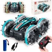 SAMOCHÓD SAMOCHODZIK ZDALNIE STEROWANY RC AMFIBIA 2w1 JEŻDŻĄCY