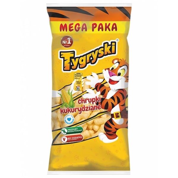 Tygryski Chrupki kukurydziane 230 g zdjęcie 1