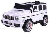 Auto na Akumulator MERCEDES 2x45W 12V4,5AH Ekoskóra Koła Eva Pilot Biały