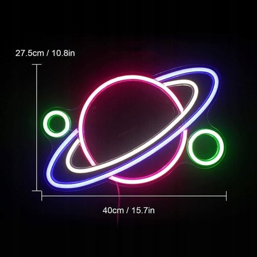 Neon FOREVER TF1 PLEXI LED PLANET Multikolor FPNE05X na Arena.pl