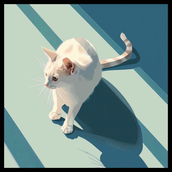 Plakat 40x40cm Kocia Persona zdjęcie 2