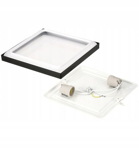 Plafon LED Lampa Sufitowa 2xE27 CZARNA IP20 LARI-S na Arena.pl