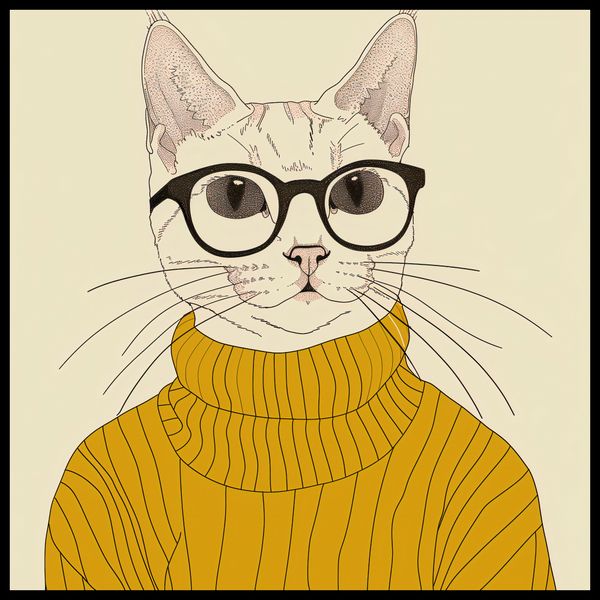 Plakat 60x60cm Intelektualista zdjęcie 2