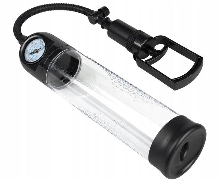 DUŻA POMPKA DO PENISA EREKCYJNA CIŚNIENIOMIERZ zdjęcie 1