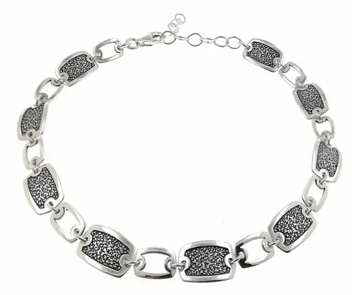 BRANSOLETKA SREBRNA DAMSKA 925 AŻUROWA ELEGANCKA SREBRO 925 + GRAWER GRATIS zdjęcie 2