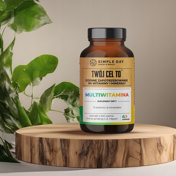 MULTIWITAMINA TWÓJ CEL TO - WITAMINY I MINERAŁY WITALNOŚĆ ZDROWIE 60 KAPS. zdjęcie 6