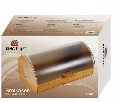 Chlebak bambus-akryl Kinghoff na Arena.pl
