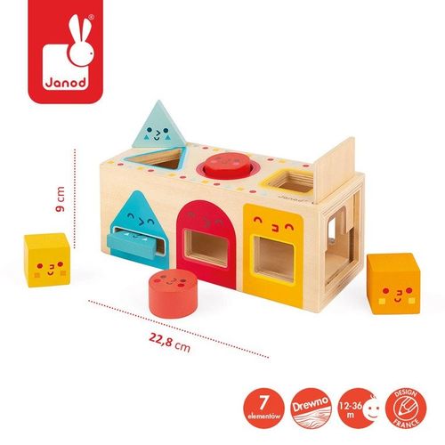 Sorter figur geometrycznych, Janod na Arena.pl