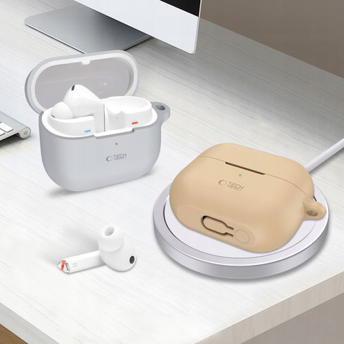 TECH-PROTECT SILICONE HOOK SAMSUNG GALAXY BUDS 3 / 3 PRO CAFFE LATTE na Arena.pl