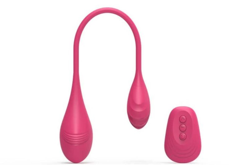 Power Escorts - Double Egg - Remote Controlled Vibrator - Pink zdjęcie 2