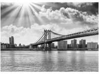 50X70CM BROOKLYN NOWY JORK OBRAZ POKOJU DREWNINE