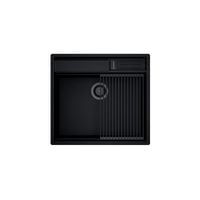 GLOBALO Zlewozmywak granitowy SILVANO 60.1 BLACK/BL Mat