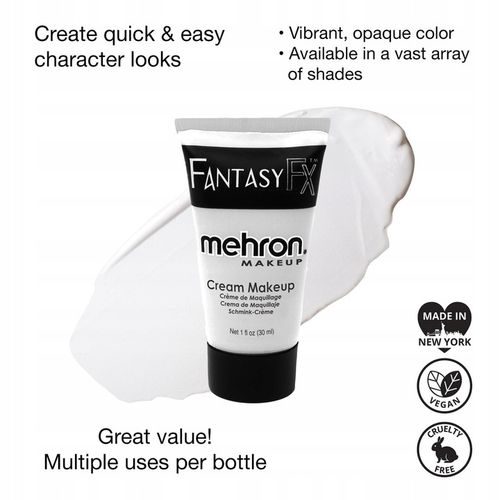 Mehron Makeup Fantasy FX Cream Makeup - White, 30 ml na Arena.pl