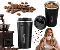 KUBEK TERMICZNY TERMOS 510 ML WYŚWIETLACZ EKRAN LCD NA SMART KAWĘ